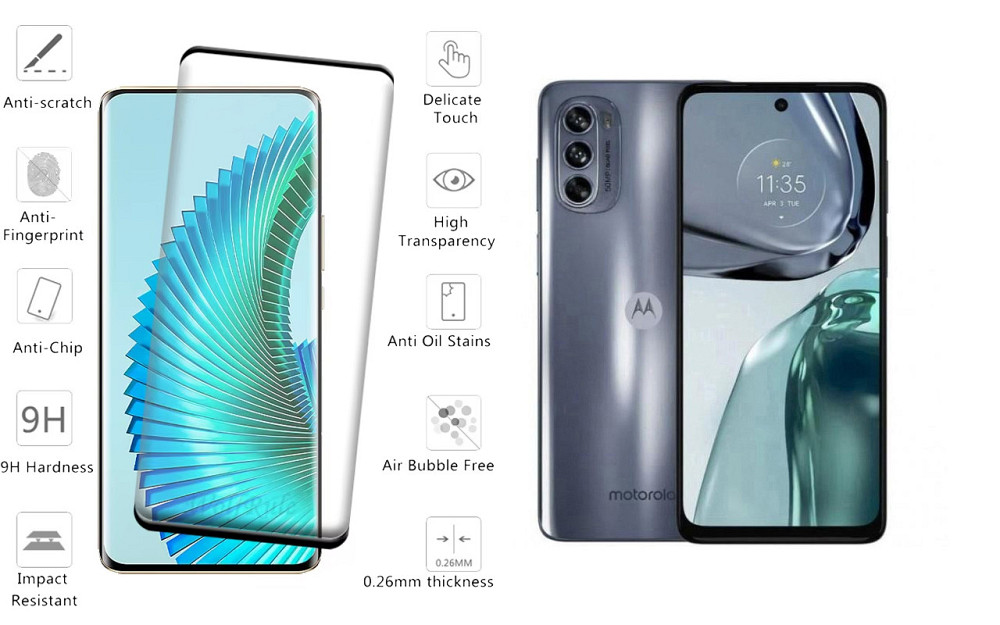 Захисне скло HyperGlass Pro для Motorola Moto G62 5G – максимальна чутливість та захист Київ - фото 2