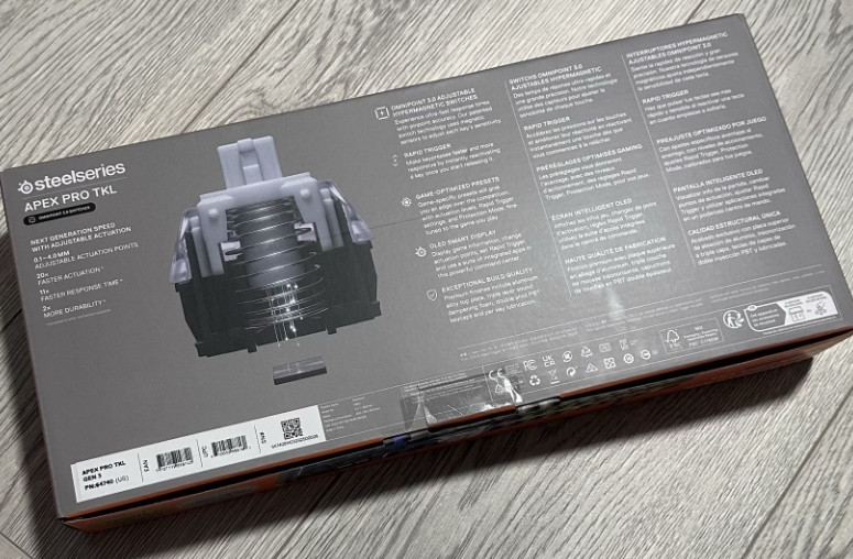 Клавіатура  ігрова SteelSeries Apex Pro TKL Gen 3 Black (64740) Харків - фото 2