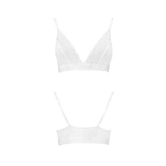 Еластичний топ з мереживом Passion PS001 TOP XL, white Sex Aura Київ