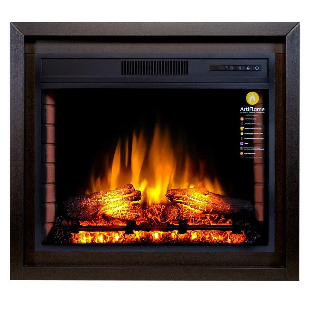 Камінокомплект ArtiFlame BRONX AF28S ВЕНГЕ (зі звуком) Київ - фото 2