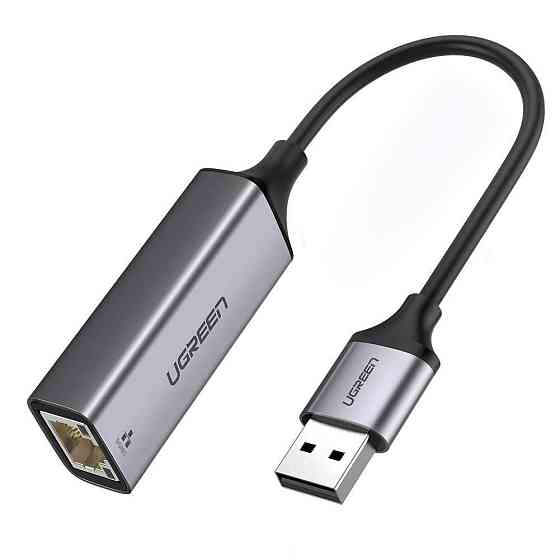 Зовнішня мережева карта / Мережевий адаптер USB 3.0 Gigabit Ethernet LAN RJ45 Ugreen 50922 (10/100/1000Mbps) Николаев