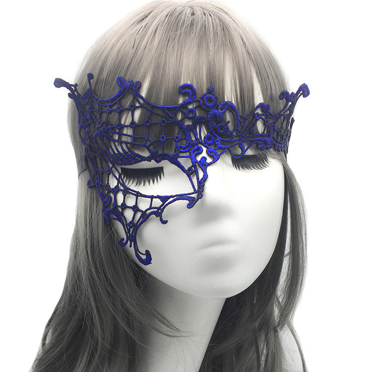 Карнавальная маска для вечеринки one size синий Киев - изображение 3