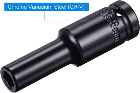 Головка ударная глубокая 8мм (6гр.),1/2