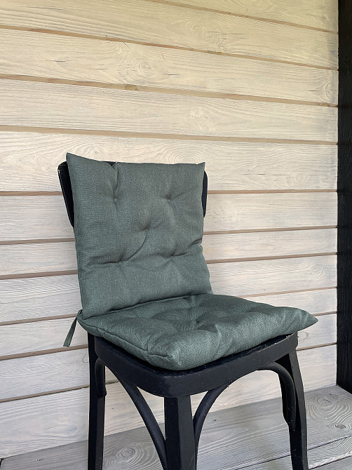 Подушка для стульев (38x38х5 см) Decorator Sawana цвет серо-голубой 84-177 Киев - изображение 6