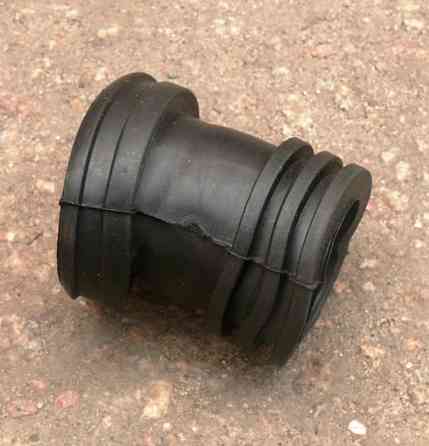 Патрубок повітряного фільтра Delta (глянсовий, еластичний) (чорний) VDK Киев