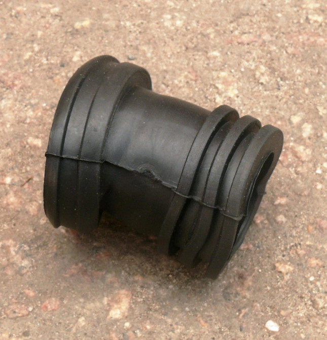 Патрубок повітряного фільтра Delta (глянсовий, еластичний) (чорний) VDK Киев - изображение 1