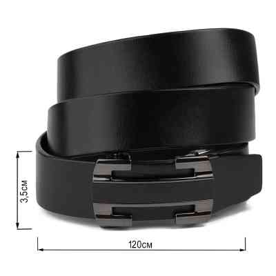 Ремень Vintage Мужской Черный (20262) Винница