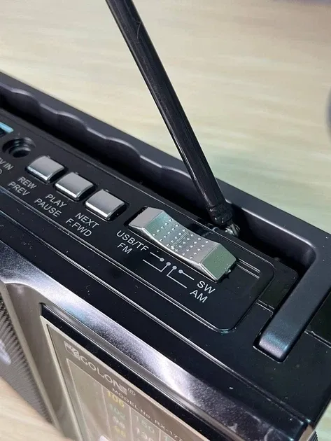 Радіоприймач Golon RX-177-LED з LED-підсвічуванням, FM/AM, портативний, акумуляторний Одеса - фото 7