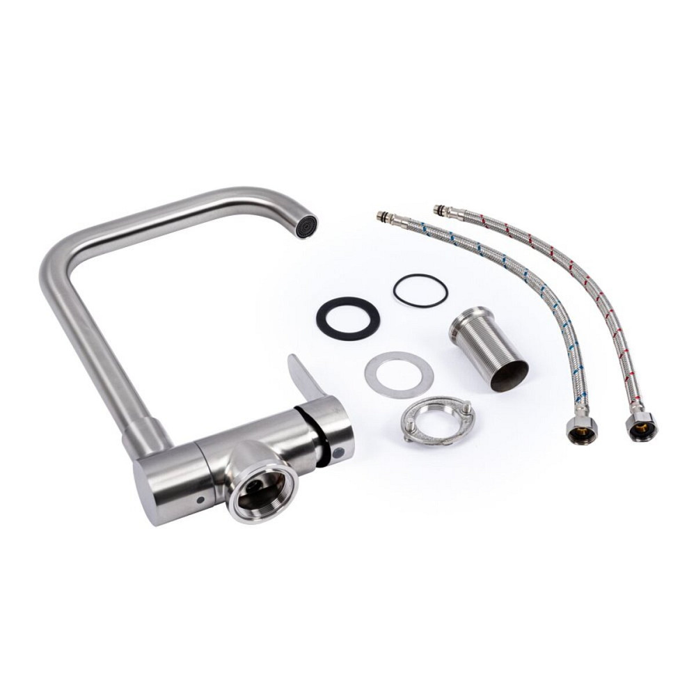 Змішувач складний нержавіючий під приховану мийку 40*50 та 50*50 Коломыя - изображение 2