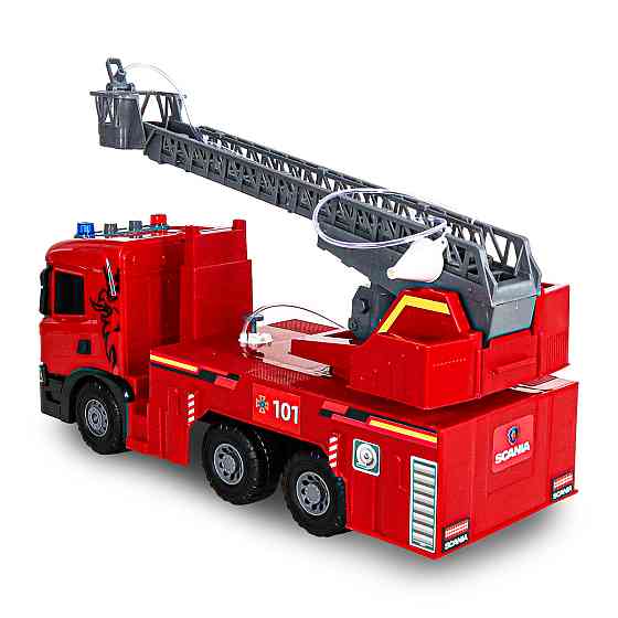 Автомодель серії Super Big Truck – Пожежна машина Scania (світло, звук, функ. води) Дніпро