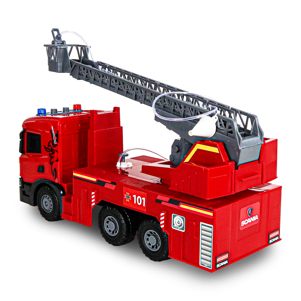 Автомодель серії Super Big Truck – Пожежна машина Scania (світло, звук, функ. води) Дніпро - фото 2