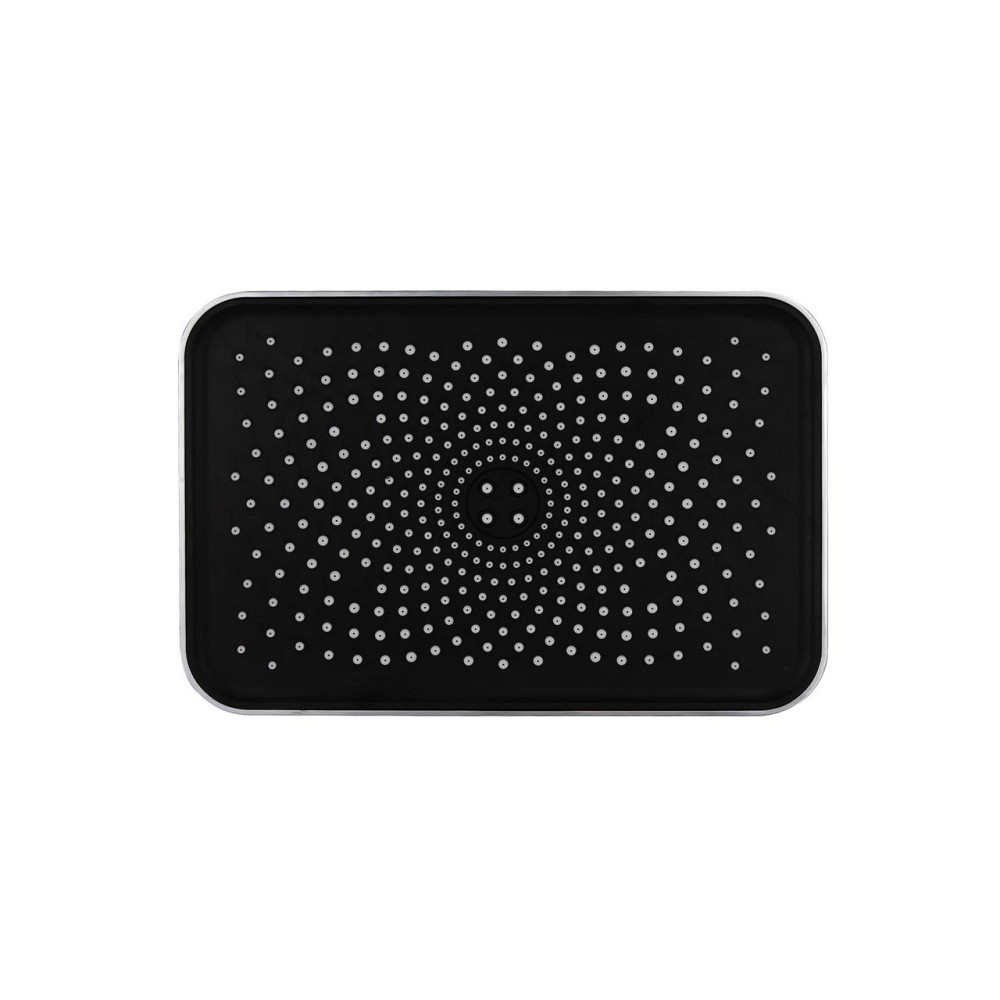 Лійка для верхнього душу Qtap Hlavova 260x180 мм прямокутна QTHLA107CRM45784 Chrome/Black Київ - фото 4