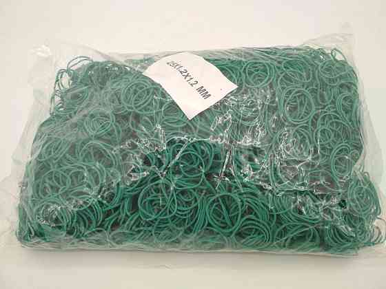Резинка денежная  №25 ( зеленая )*1,2мм  1 кг 