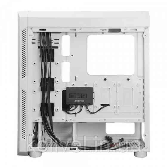 Корпус Chieftec SCORPION III GL-03W-OP 4x120mm A-RGB, ATX, без БЖ, White (GL-03W-OP) Киев