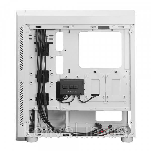 Корпус Chieftec SCORPION III GL-03W-OP 4x120mm A-RGB, ATX, без БЖ, White (GL-03W-OP) Киев - изображение 6
