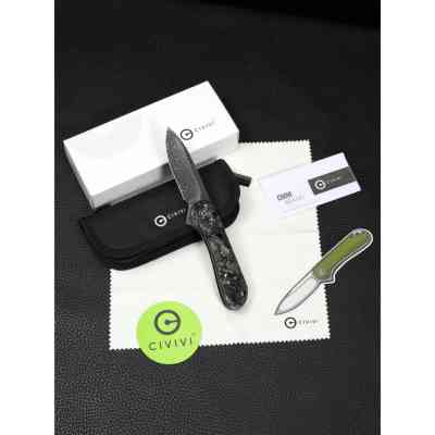 Ніж Civivi Elementum, Damascus, Carbon Fiber (C907C-DS1) Вінниця