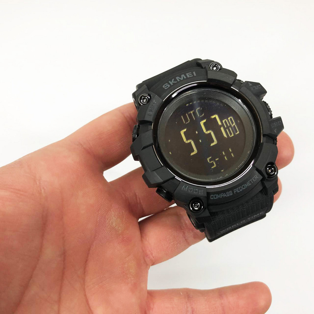 Водонепроникний годинник для риболовлі, Чоловічий водостійкий спортивний тактичний наручний годинник KN-73 Львів - фото 11