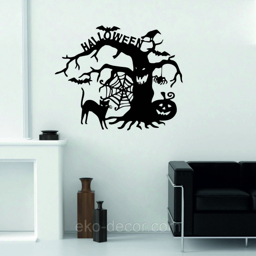 Декоративное настенное Панно «Хэллоуин», Декор на стену 90*73 см, Черный Киев - изображение 6