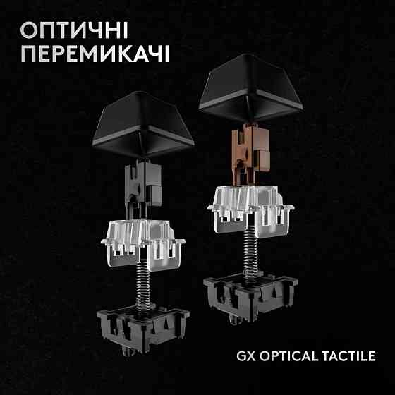 Клавіатура Logitech G PRO X 60 TKL GX Optical Black Tactile (920-011911) Чорний Харків