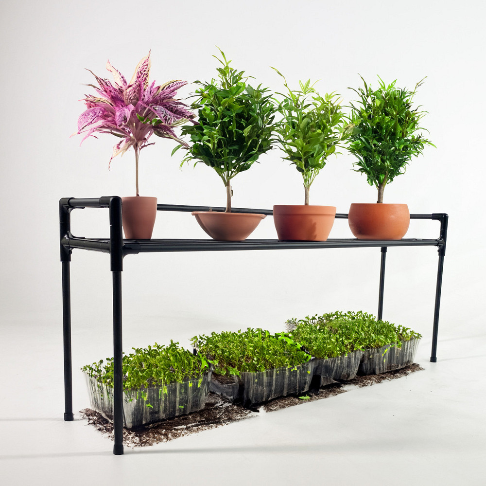 Підставка для квітів на підвіконня Lucia Black. Другий рівень для розсади, горщиків та зелені. Бориспіль - фото 10