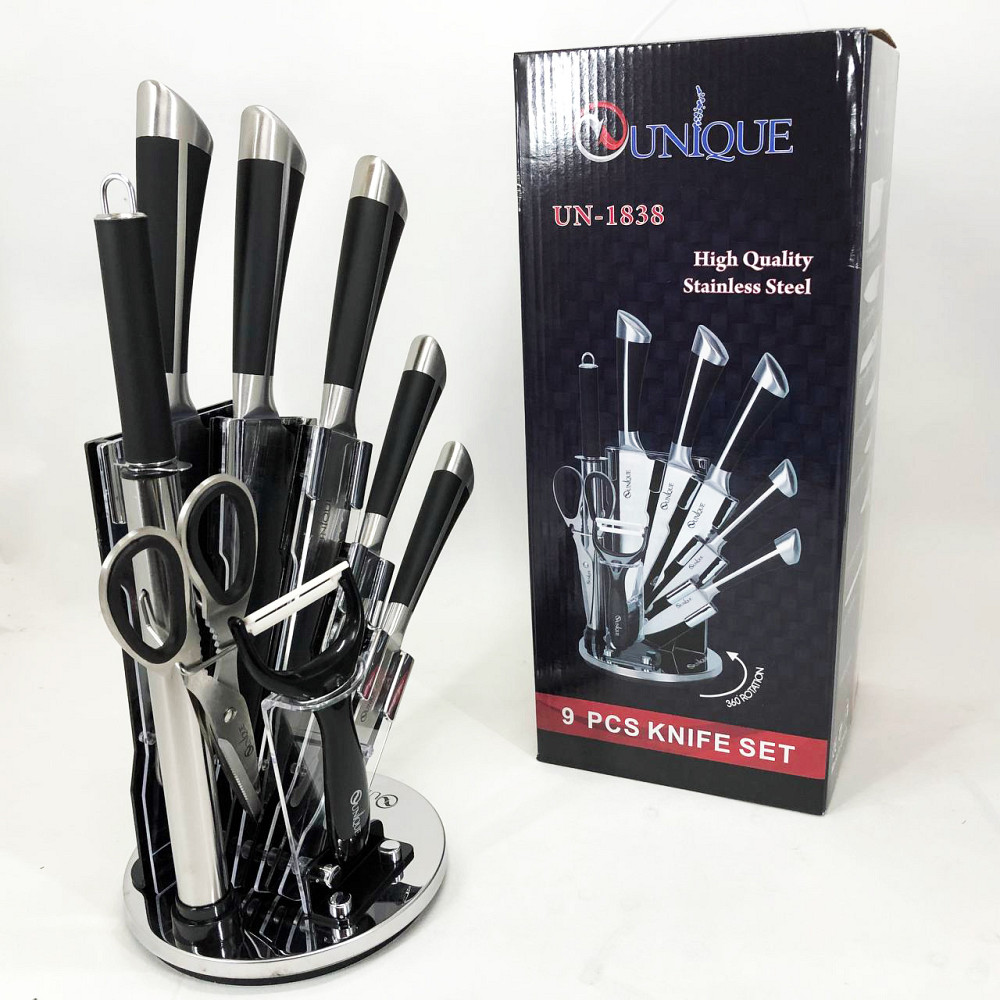 Кухонные ножи для готовки, Кухонный нож из нержавеющей стали металлический, Универсальный набор ножей QF-39 Львов - изображение 6