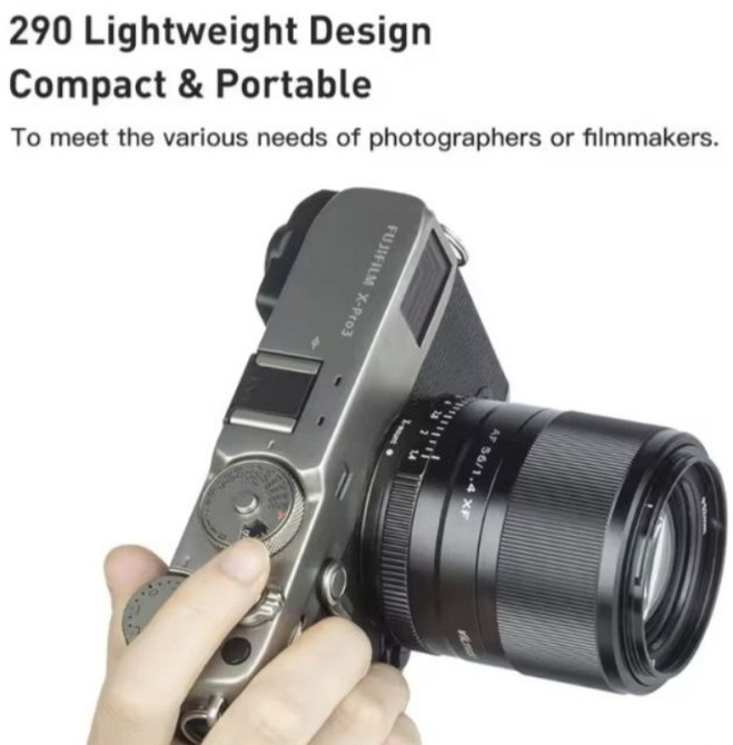 Viltrox AF 56mm f/1.4 STM для Fuji XF — Портретний, Тихий, Швидкий! Київ - фото 1