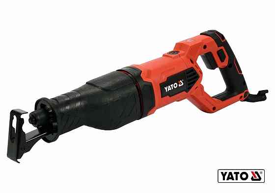 Пила шаблева мережева YATO : P= 1050 Вт, 0-2500 об./хв, глиб. різу: 150 мм (дер), 10 мм (мет) [4] Одеса