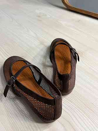 Балетки жіночі Meideli 300-7 Mary Jane сітка з ремінцем коричневі, 40, 25,5 см Київ