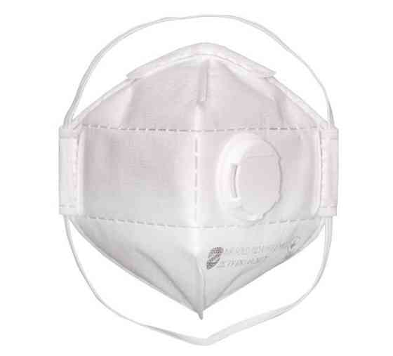 Респиратор одноразовый FFP2 с клапаном выдоха Sizam Air Fold 9214 Ровно