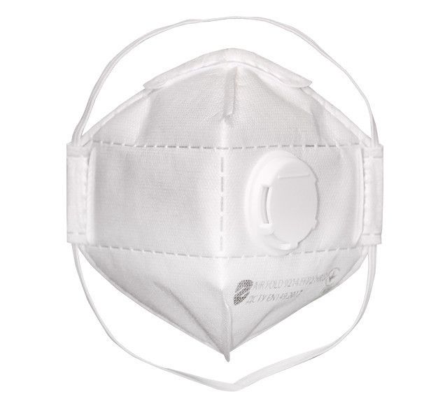 Респиратор одноразовый FFP2 с клапаном выдоха Sizam Air Fold 9214 Ровно - изображение 4