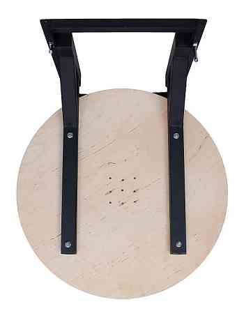 Пневмоустановка V'Noks Pro без груші – професійна платформа для пневмогруші, регульована по висоті, сталь + дерево 60 см Київ