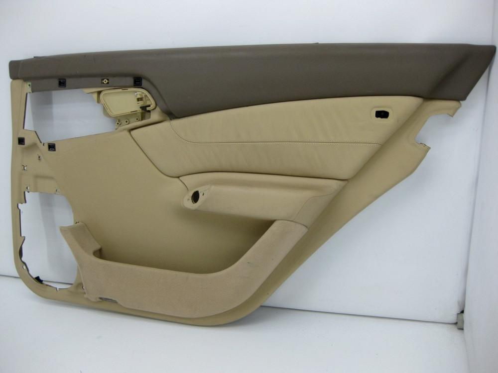 Mercedes-Benz  A2207309870 1A20 Карта задніх правих дверей шкіра колір бежевий S-class long V220 Одеса - фото 4