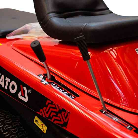 Трактор-газонокосарка бензиновий YATO 8,8 кВт, шир/вис покосу 760/20-90 мм, збірник- 170 л Одесса