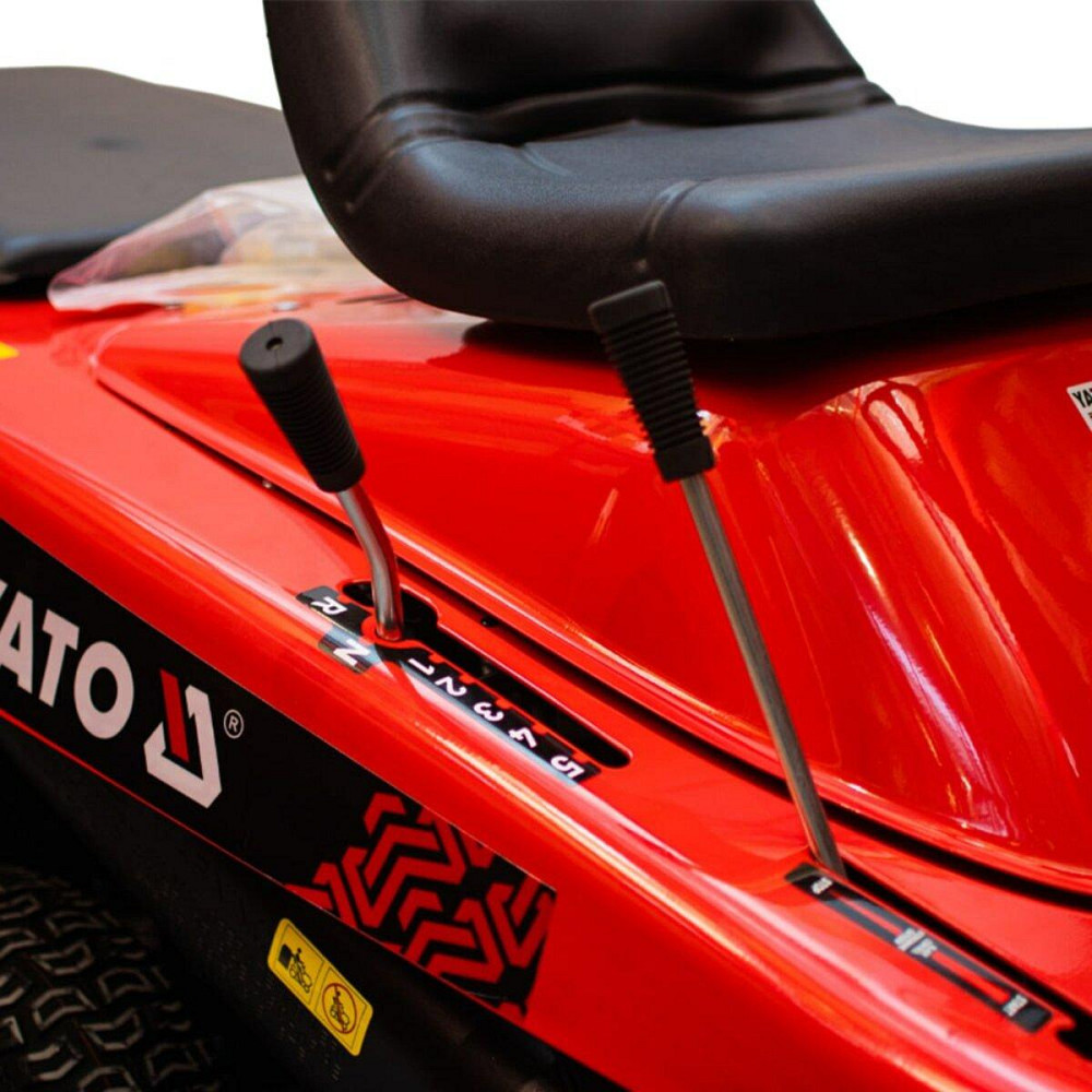 Трактор-газонокосарка бензиновий YATO 8,8 кВт, шир/вис покосу 760/20-90 мм, збірник- 170 л Одесса - изображение 1