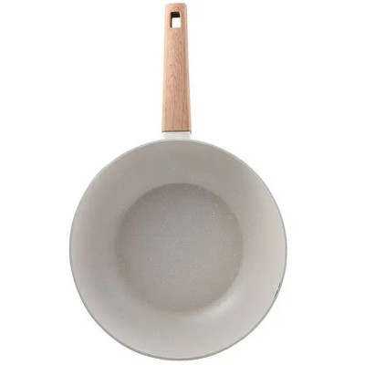 Сковорода Bergner Naturally Вок 28 см (BG-34742-CR) Винница - изображение 4