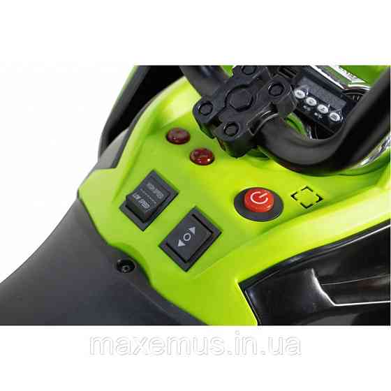 Электроквадроцикл детский на аккумуляторе HM-1288 электрический квадроцикл для детей зеленый Мостиська