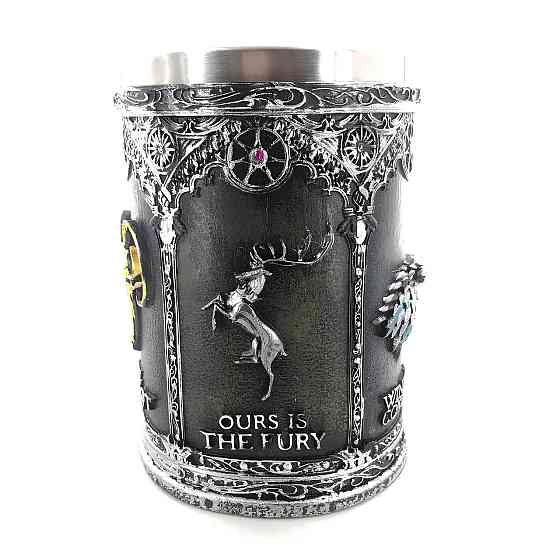 Кружка Гра престолів RESTEQ 600 мл — чашка Game of Thrones із нержавіючої сталі та смоли Київ