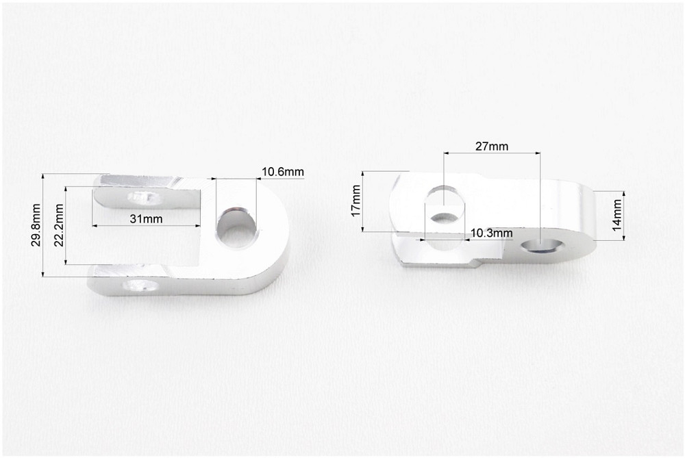 Подовжувач заднього амортизатора 30мм к-кт 2шт + болти + гайки, сірий Київ - фото 2