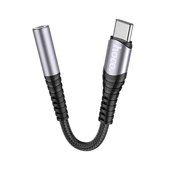 Кабель переходник HOCO LS33 Type-C Digital 3.5 Audio converter Metal Gray 6931474761163 Одесса