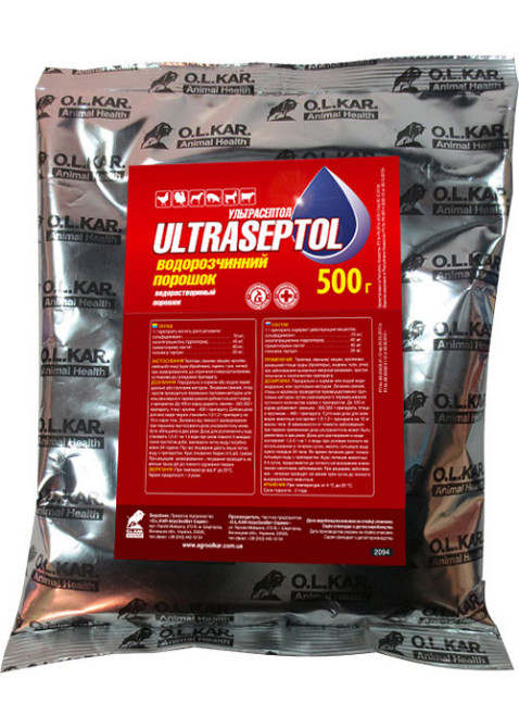 Ультрасептол порошок 500 г водорозчинний O.L.KAR. Вінниця - фото 1