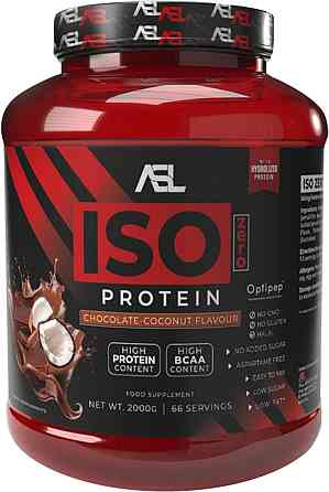 Протеїн AllSports Labs Iso Zero Protein 2 kg ( Chocolate-Coconut) (90 % isolate, zero lactose, zero sugars, aspartame free) Луцьк