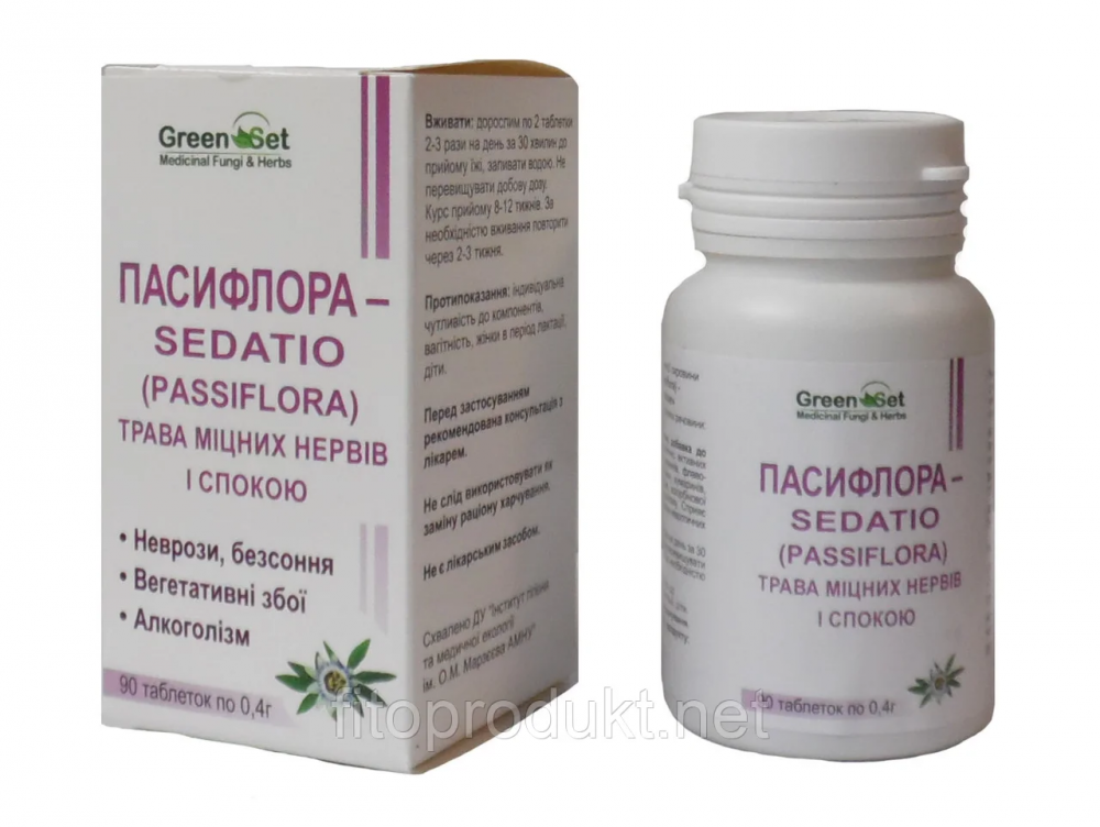 Пасифлора - Природний засіб від депресії (Danikafarm) 90таб. Київ - фото 1