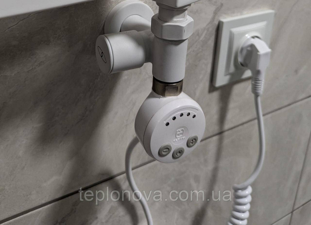 Комбинированный полотенцесушитель Белый 910х560 Terma Alina Черновцы - изображение 4