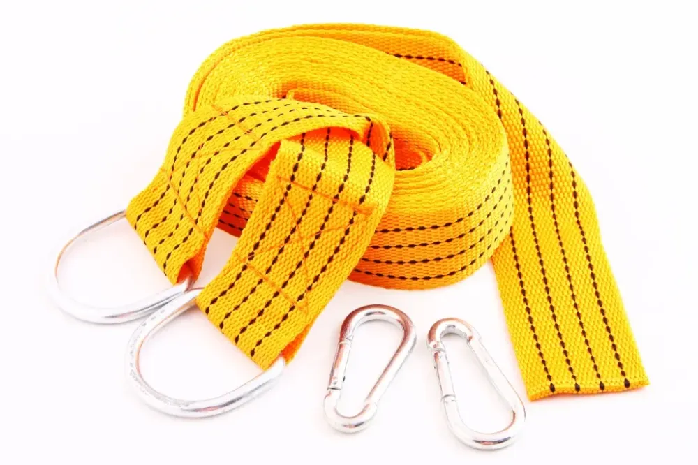 Трос буксировий стрічка 2 т/6.0см Elegant карабіни Вінниця - фото 1