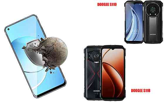 Защитное стекло DefenzoGlass для DOOGEE S110, DOOGEE S118 – двойная прочность Киев