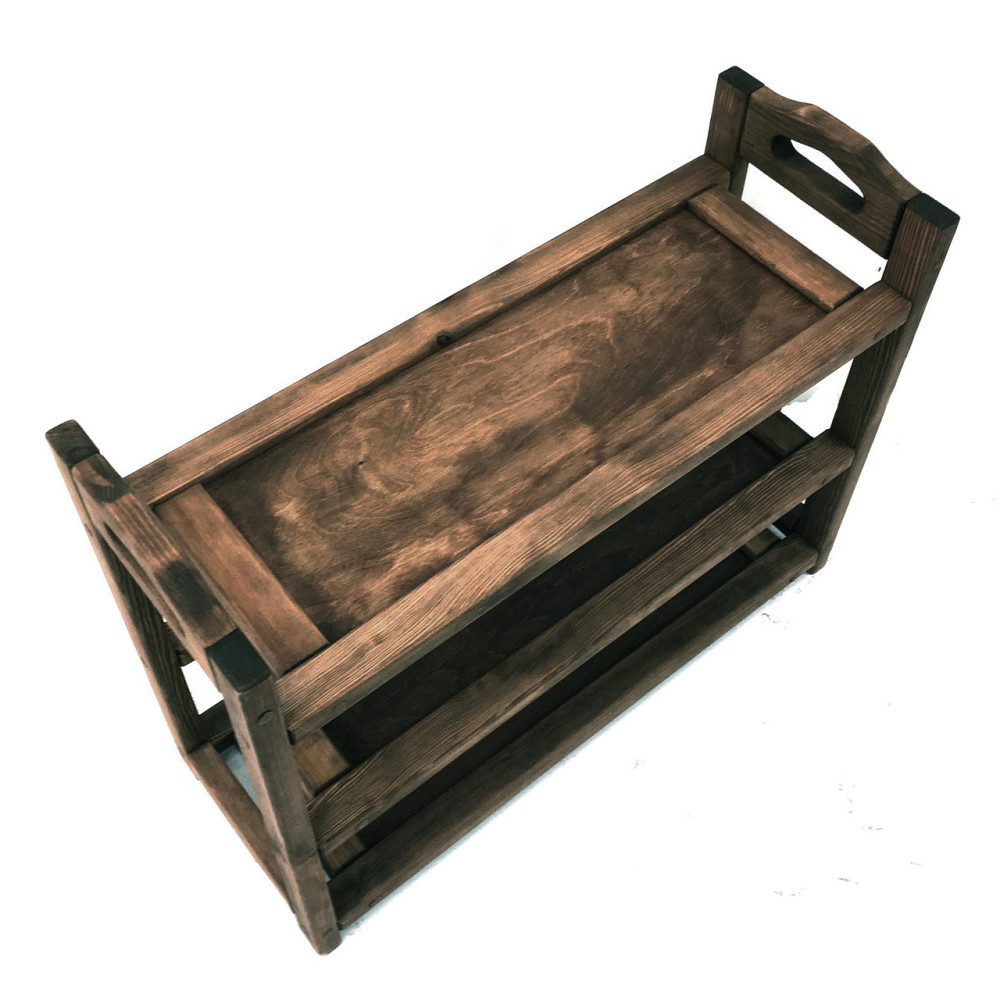 Полиця для взуття "Делемон 79х52" капучино Миколаїв - фото 2