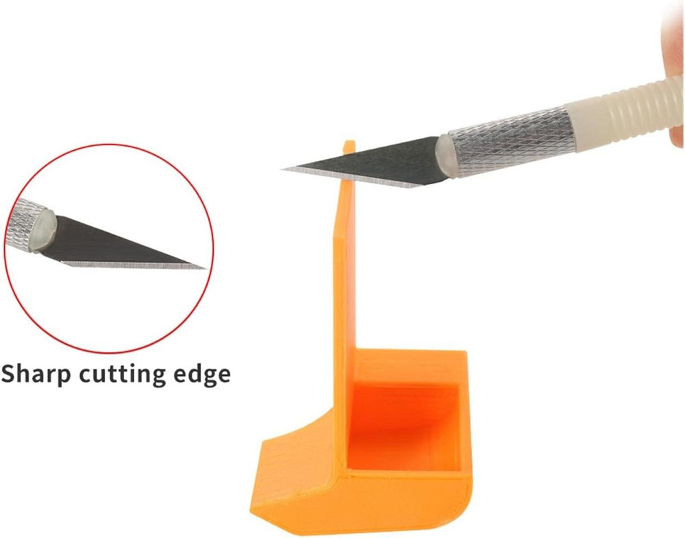 Прецизійні ножі 3шт і 13 змінних лез для дерева шкіри пластику набір у кейсі Київ - фото 8