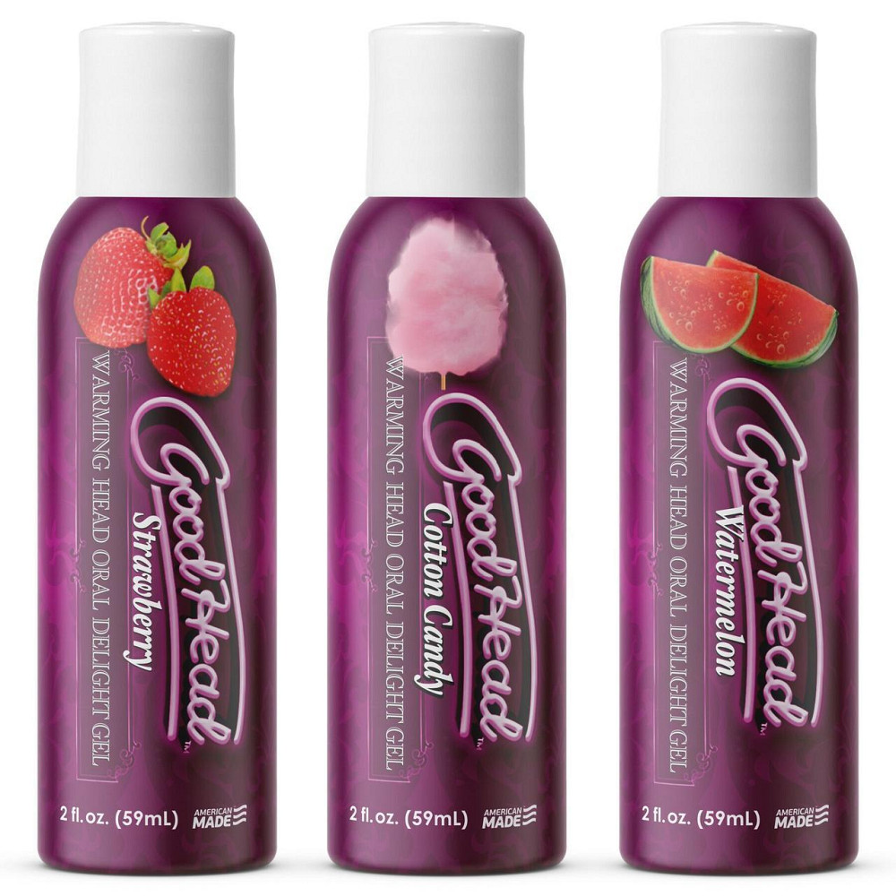 Разогревающие гели для орального секса Doc Johnson GoodHead – Warming Head (3 вкуса) Sex Aura Киев - изображение 1