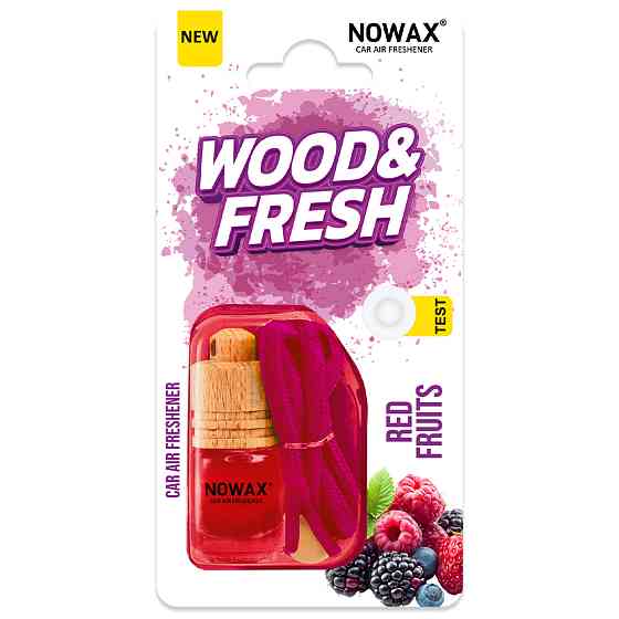 Ароматизатор повітря в блістері Nowax Wood&Fresh - Red Fruits Львів