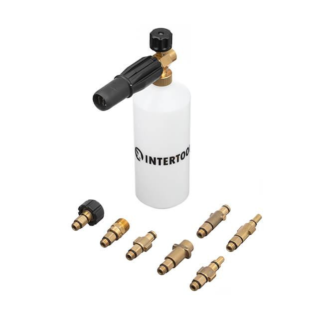 Насадка-піногенератор універсальна для мийок високого тиску, 1000 мл INTERTOOL DT-1536 Київ - фото 2